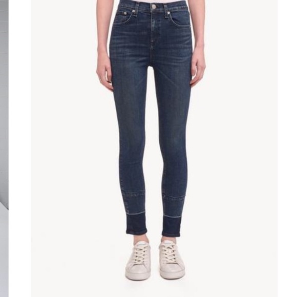 Nwt Rag & Bone NY High Rise Ankle Skinny Jeans 26